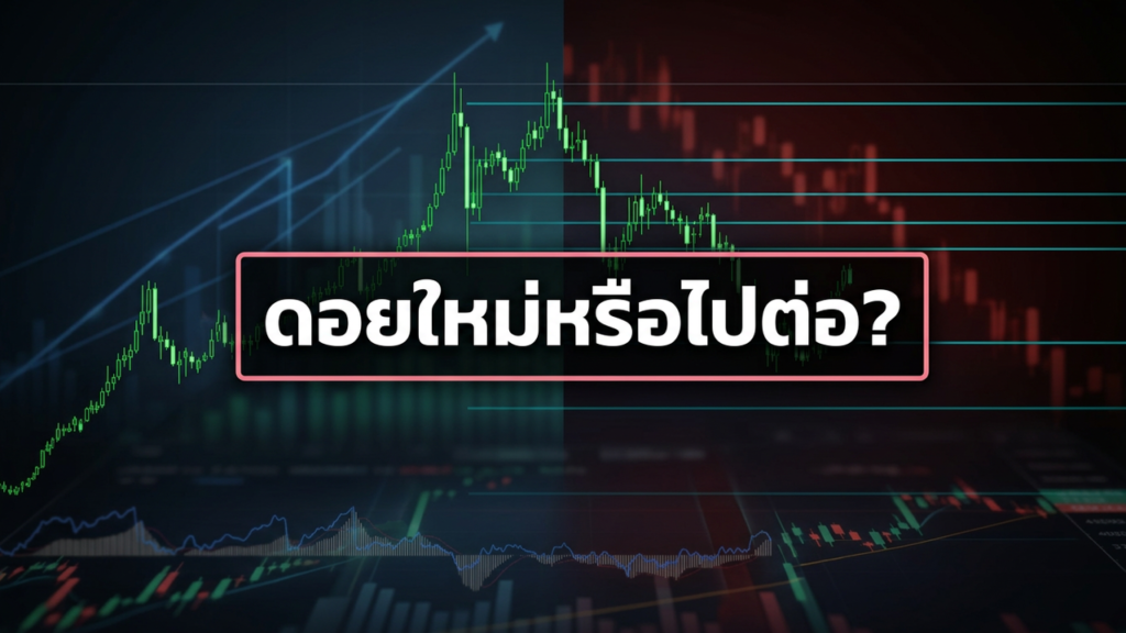 ขึ้นจริงหรือแค่ดอยใหม่เมื่อ Week เทขายกลับลงมา 14 สิงหาคม 2569